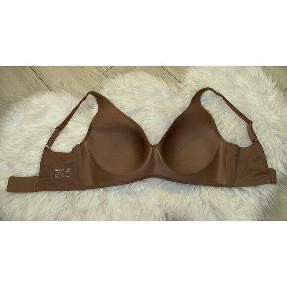 Gap Body Everyday Wire Free Bra Lightly Lined Womens 34D Brown New Nwt - Picture 5 of 6